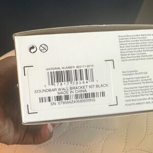 Bose Soundbar Wall Bracket Kit - Black